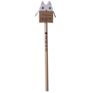 Buntstift mit Katzenradierer in der Box Puckator image-2