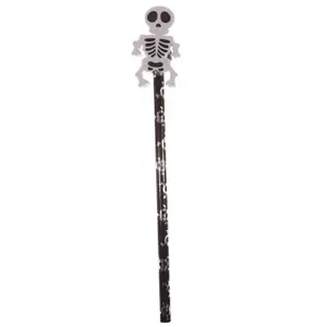 Skeletpotlood met gum Puckator image-0