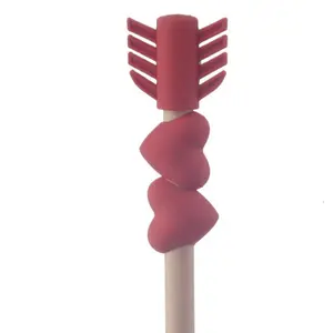 Buntstift mit Herz-Pfeil-Gummikappe Puckator image-2