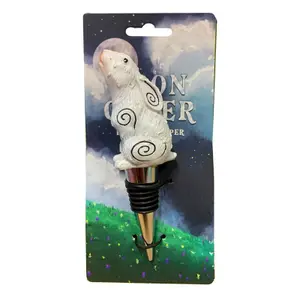Bouchon de bouteille - lapin regardant la lune Puckator image-0