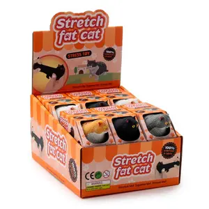Stretchy big cat toy Puckator (x6) image-0