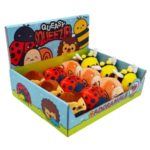 Squeezable plush adoramals garden Puckator Queasy Squeezies image-0