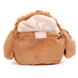Microwavable fluffy lavender hot-water bottle - cavapoo head Puckator image-2
