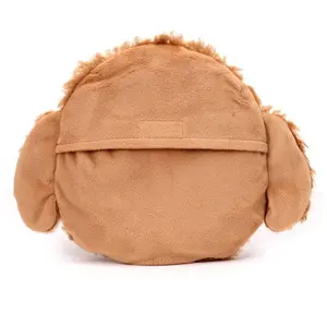 Microwavable fluffy lavender hot-water bottle - cavapoo head Puckator image-1