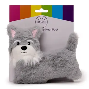 Cojín térmico de microondas de peluche con lavanda de schnauzer Puckator image-0