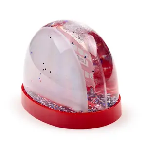 Große Schneekugel Souvenir von London Londoner Bus Puckator image-2