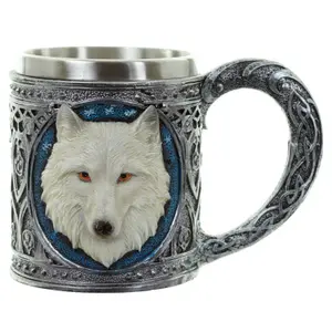 Decorative object wolf mug Puckator image-1