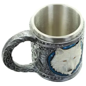 Decorative object wolf mug Puckator image-4