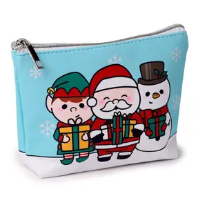 Kosmetiktasche aus pvc klein Puckator Christmas Festive Friends image-5