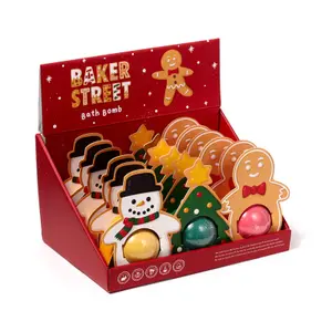 Badebombe in Geschenkbox Weihnachten Lebkuchenbäckerei Baker Street Puckator image-0