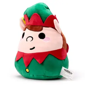 Squidglys Festive Friends Christmas Plush Characters - Austin, the Christmas Elf Puckator image-1