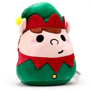 Squidglys Festive Friends Christmas Plush Characters - Austin, the Christmas Elf Puckator image-2