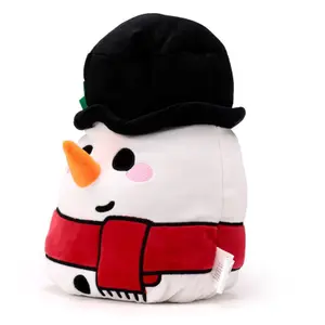 Squidglys Festive Friends Soft Toy - Cole the Snowman Puckator image-2