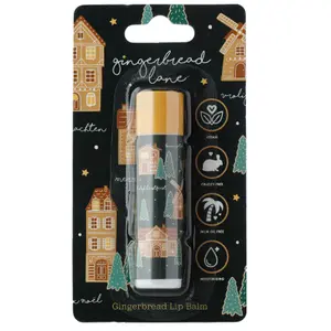 Gingerbread Lane Christmas Lip Balm Stick Puckator image-0