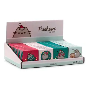 Pusheen the Cat lip balm in tin box Puckator image-0