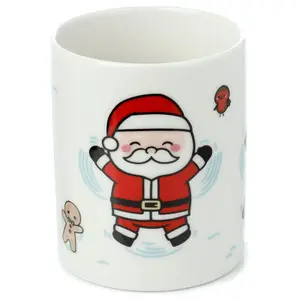 Festliche Porzellantasse mit weihnachtlichen Figuren Puckator image-2