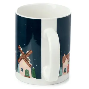Taza de porcelana Christmas Village Puckator image-4
