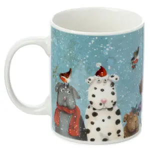 Taza de porcelana jan pashley perros en invierno Puckator image-0
