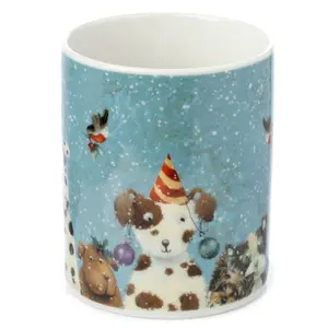Taza de porcelana jan pashley perros en invierno Puckator image-2