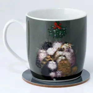 Tazza e sottobicchiere in porcellana kim haskins Puckator image-1