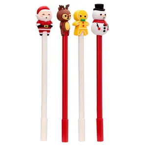 Stylo pointe fine amis festifs de noël Puckator image-1
