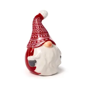 Saliera e pepiera in ceramica Puckator Lutins de Noël Scandi Jolly Gonks image-1
