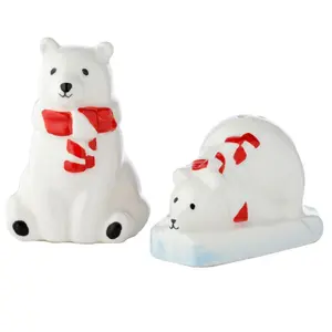 Ensemble salière & poivrière - ours polaire Puckator image-0