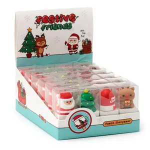 Taille-crayon amis festifs noël Puckator image-0