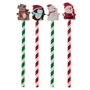 Buntstift mit Radierer Weihnachtsfiguren Puckator image-1