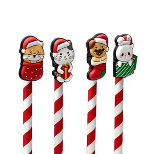 Lápiz con Punta Decorativa PVC Adoramals de Navidad Puckator image-1