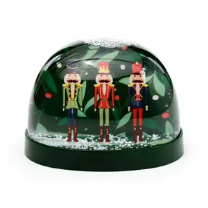 Große Schneekugel Nussknacker Weihnachten Puckator image-0