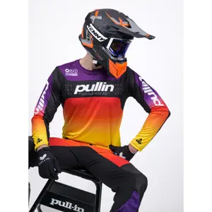 Camiseta de motocross de manga larga Pull-in moto Master image-1