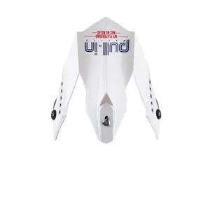 Motorcross helmet visor Pull-in