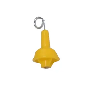 Aisladores de cercas eléctricas para postes de hierro Pulsara (x50) image-0