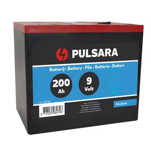 Optimalt stort alkalisk batteri Pulsara