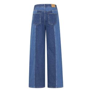 Pantalones vaqueros de pierna ancha de talle alto para mujer Pulz Jeans Hetta image-1