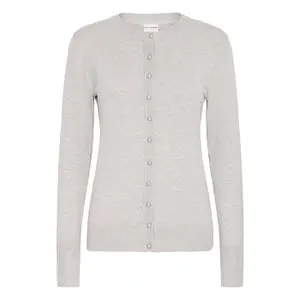 Dames gebuttonde cardigan Pulz Jeans Sara image-0