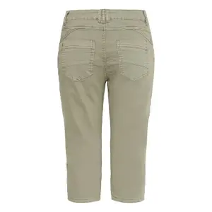 Hochtaillierte 7/8 Capri-Jeans für Damen Pulz Jeans Rosita image-1