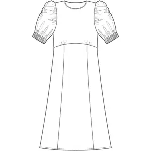 Długa sukienka damska Pulz Jeans Luca image-0