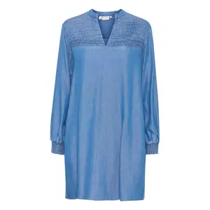 Kort jeansklänning dam Pulz Jeans Gaja image-0