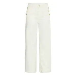 Damskie dżinsy wide leg wysokiej talii Pulz Jeans Maeve image-0