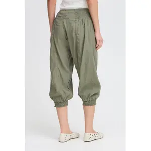 Capribyxor för kvinnor Pulz Jeans Jill Linen image-3