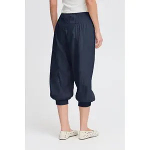 Capribyxor för kvinnor Pulz Jeans Jill Linen image-4