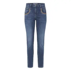 Damskie jeansy skinny z wysokim stanem Pulz Jeans Carmen image-0