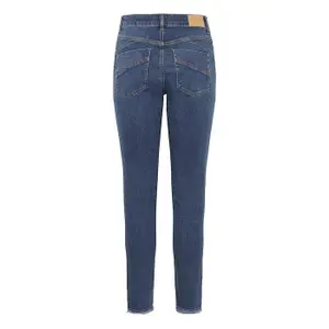 Damskie jeansy skinny z wysokim stanem Pulz Jeans Carmen image-1
