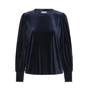 Bluse med rund hals til kvinder Pulz Jeans Barbara image-0