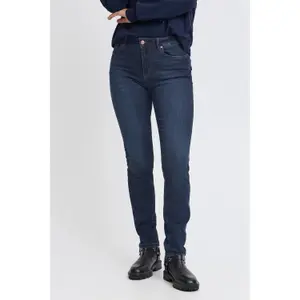 Vaqueros de pierna recta para mujer Pulz Jeans Emma image-1