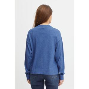 Damen Polo-Pullover mit Reißverschluss Pulz Jeans Sara image-4