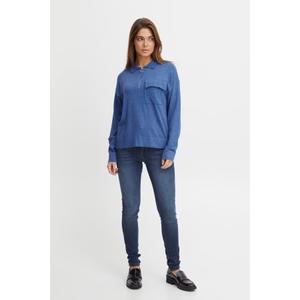 Damen Polo-Pullover mit Reißverschluss Pulz Jeans Sara image-1