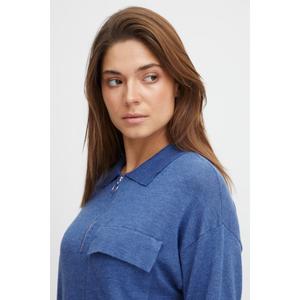 Damen Polo-Pullover mit Reißverschluss Pulz Jeans Sara image-5
